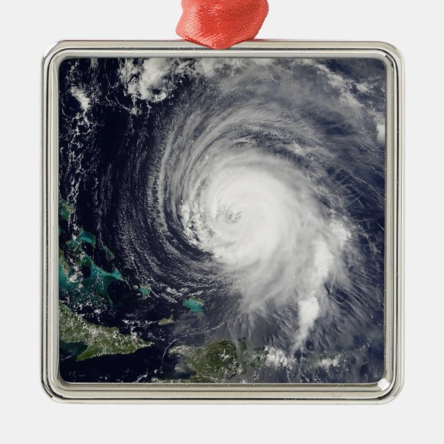 Hurricane Isabel 2 Metal Tree Decoration (Front)
