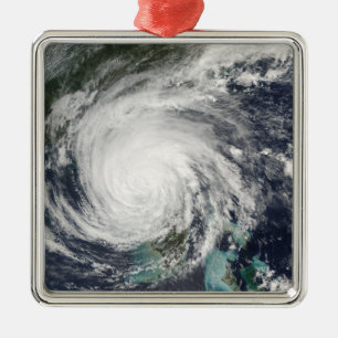 Hurricane Jeanne Metal Ornament