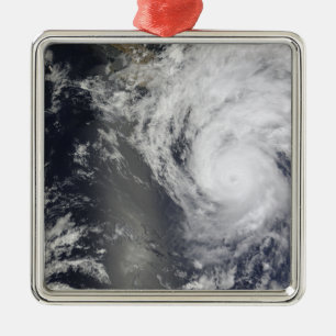Hurricane Jimena over Baja California Metal Ornament
