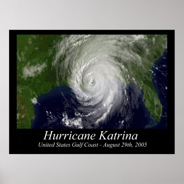 Hurricane Katrina Poster (Front)
