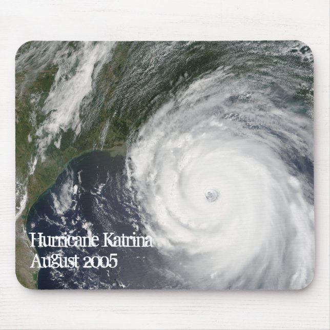 Hurricane Katrina Satellite Image, August 2005 Mouse Pad (Front)