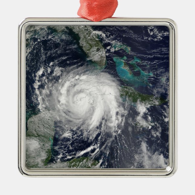 Hurricane Lili 4 Metal Tree Decoration (Front)