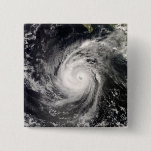 Hurricane Norbert off Mexico 15 Cm Square Badge