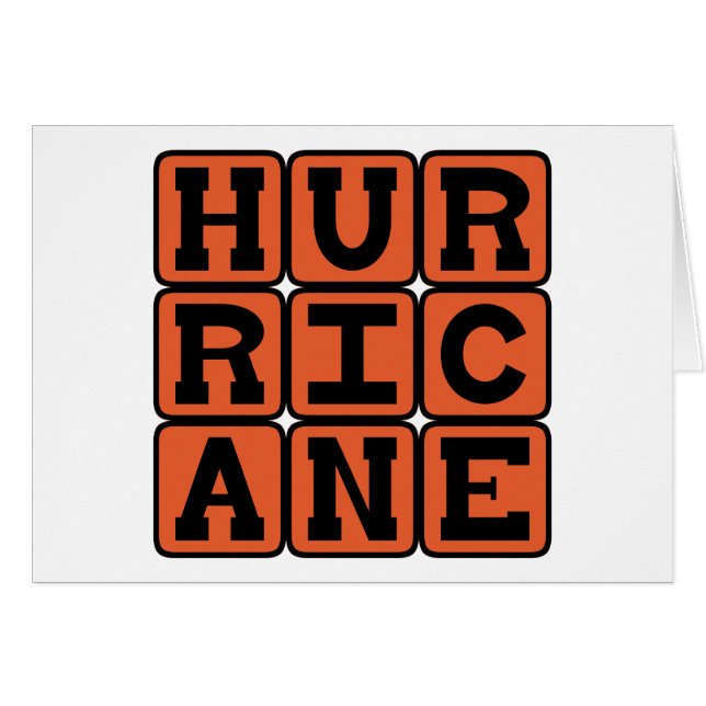 Hurricane, Ocean Storm (Front Horizontal)