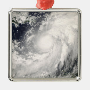 Hurricane Omar Metal Tree Decoration
