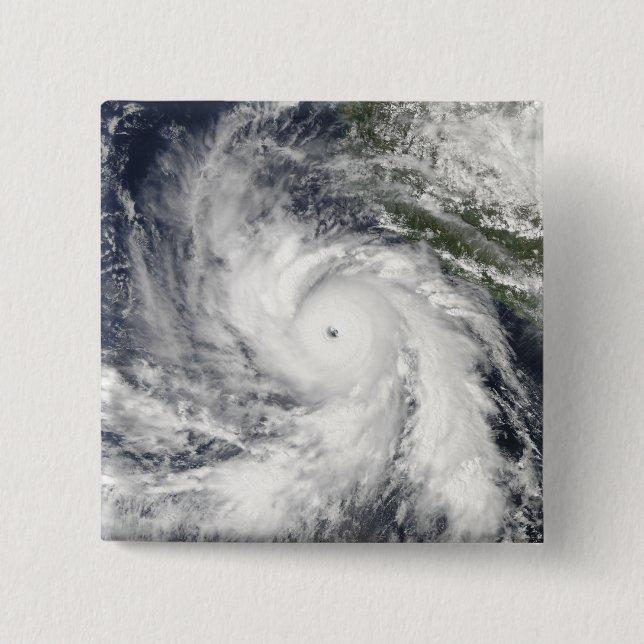 Hurricane Rick 15 Cm Square Badge (Front)