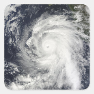 Hurricane Rick southwest of Baja California Square Sticker