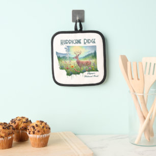 Hurricane Ridge National Park Souvenir Gift Pot Holder