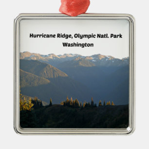 Hurricane Ridge, Olympic National Park, WA Metal Tree Decoration