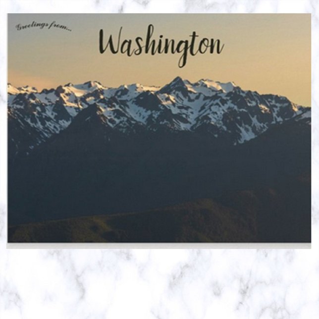 Hurricane Ridge Washington USA Postcard (Creator Uploaded)