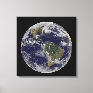 Hurricane Sandy Along The East Coast Of The Us. 2 Canvas Print