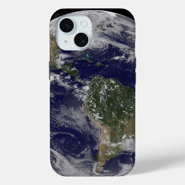 Hurricane Sandy Along The East Coast Of The Us. 2 Case-Mate iPhone Case (Back)
