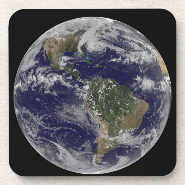 Hurricane Sandy Along The East Coast Of The Us. 2 Coaster (Front)