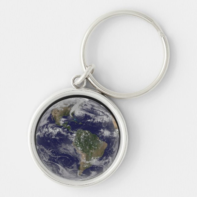 Hurricane Sandy Along The East Coast Of The Us. 2 Key Ring (Front)