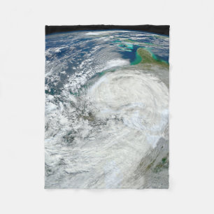 Hurricane Sandy Along The East Coast Of The Us. 3 Fleece Blanket
