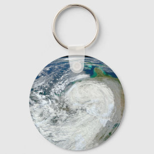 Hurricane Sandy Along The East Coast Of The Us. 3 Key Ring