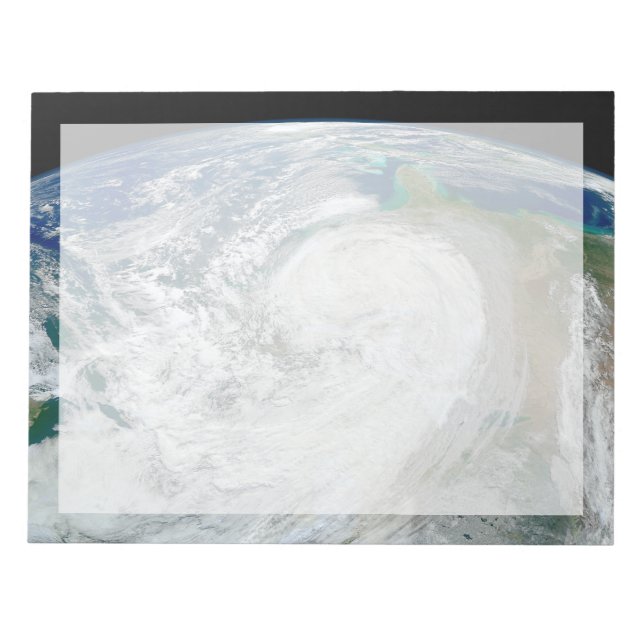 Hurricane Sandy Along The East Coast Of The Us. 3 Notepad (Front)