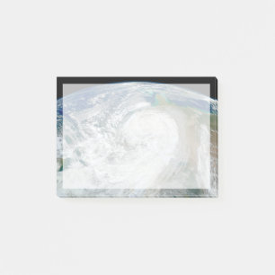 Hurricane Sandy Along The East Coast Of The Us. 3 Post-it Notes