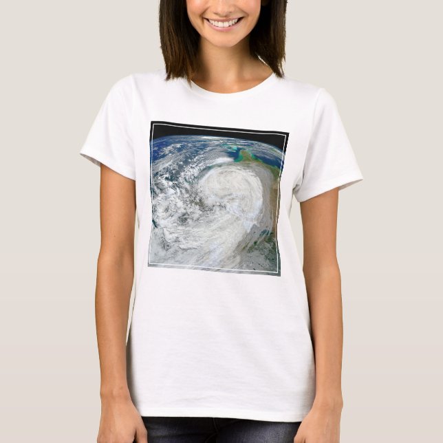 Hurricane Sandy Along The East Coast Of The Us. 3 T-Shirt (Front)