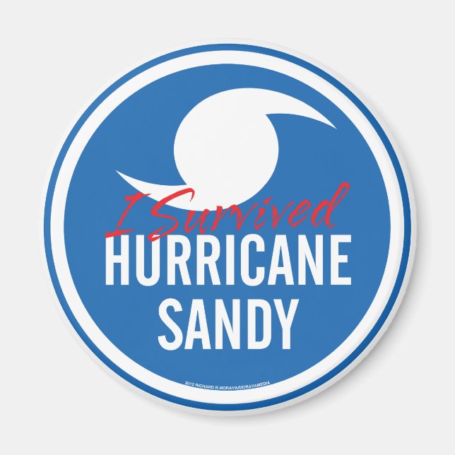 Hurricane Sandy Magnet (Front)