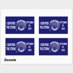 Hurricane Sandy Rectangular Sticker
