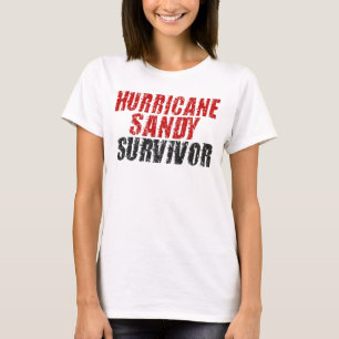 Hurricane Sandy Survivor Distressed Spaghetti Tank