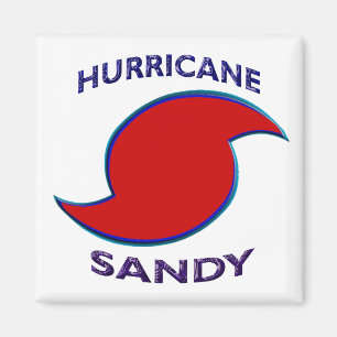Hurricane Sandy Symbol Magnet