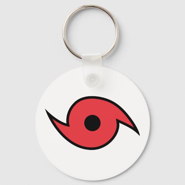 Hurricane Symbol Key Ring (Front)