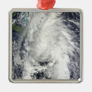 Hurricane Tomas Metal Ornament