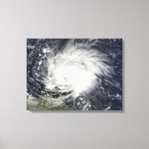 Hurricane Tomas over the Lesser Antilles Canvas Print