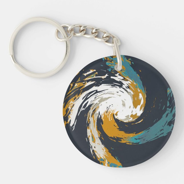 Hurricane Twirl Key Ring (Front)