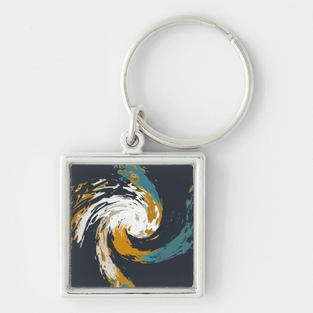 Hurricane Twirl Key Ring (Front)