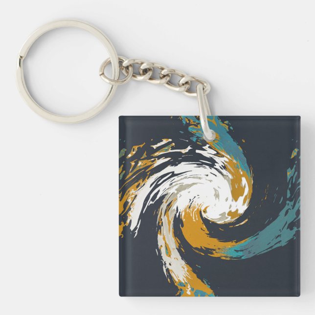 Hurricane Twirl Key Ring (Front)