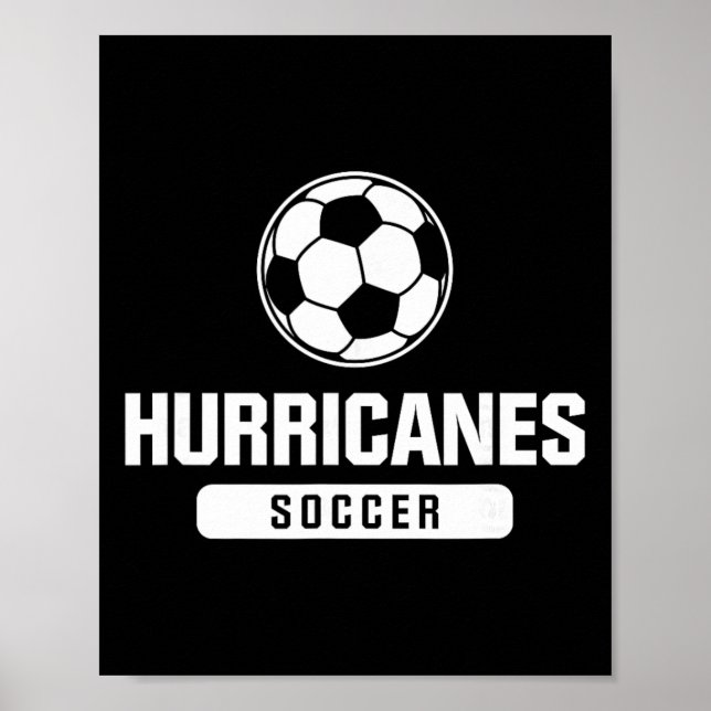 Hurricanes Soccer For Elementary, Middle, And High Poster (Front)