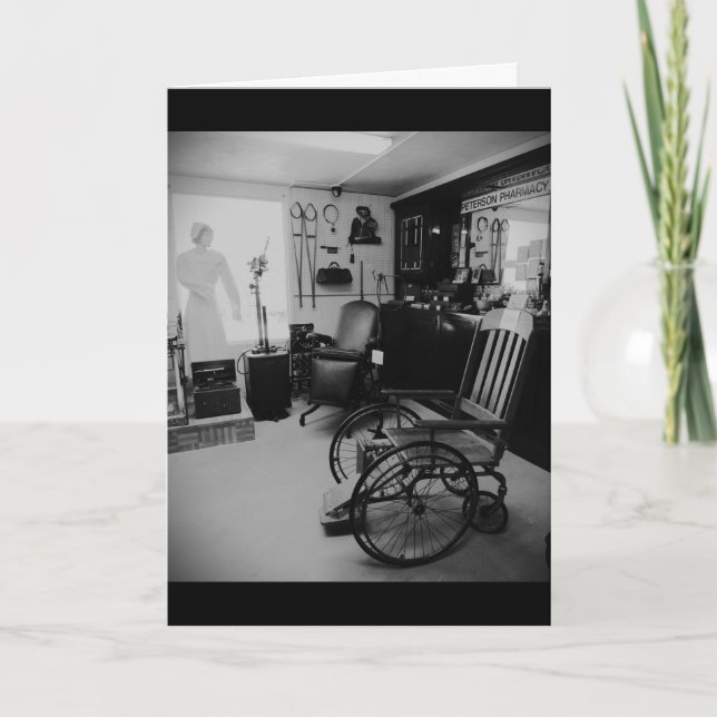 "Hurry Up and Wait" Get Well Card (Front)