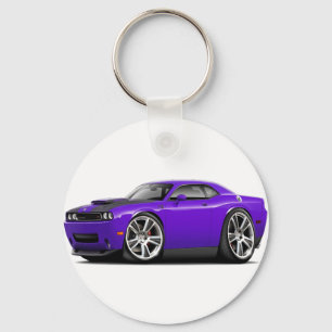 Hurst Challenger Purple Car Key Ring