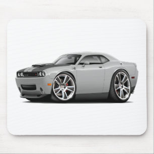 Hurst Challenger Silver Car Mouse Pad