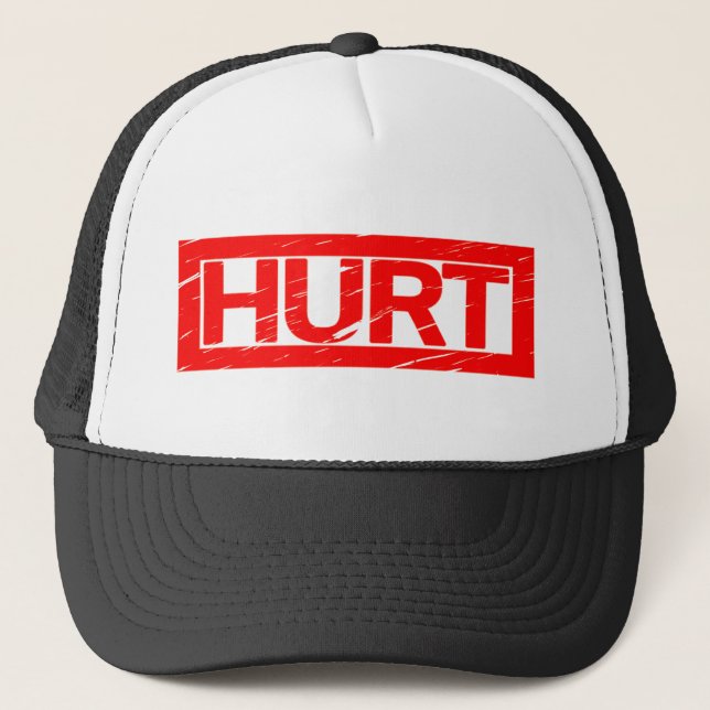 Hurt Stamp Trucker Hat (Front)