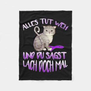 Hurts And You Say Laugh Family Fibromyalgia Awaren Fleece Blanket