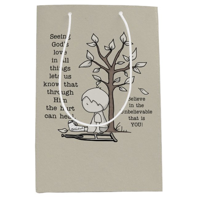 Hurts Can Heal Medium Gift Bag (Front)