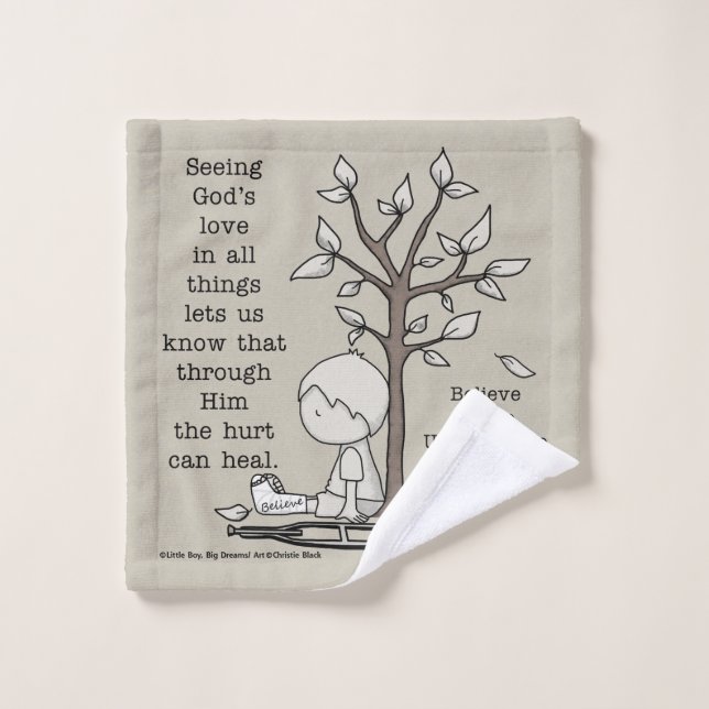 Hurts Can Heal Wash Cloth (Wash Cloth)