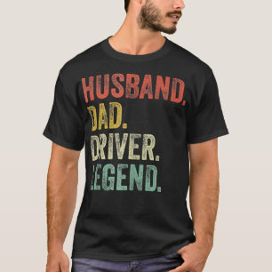 Hus Dad Driver Funny Driving Truck Vintage Tank T