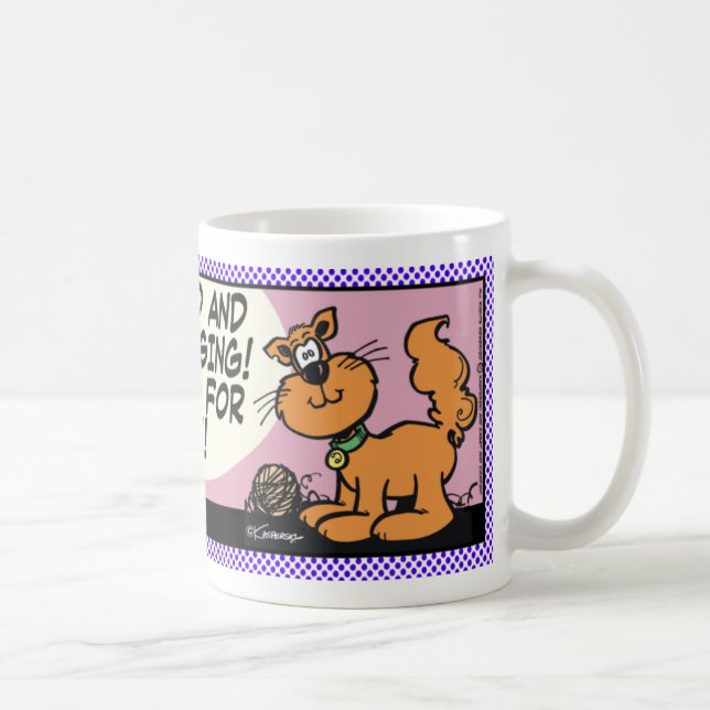 Husband and Cat Coffee Mug (Right)