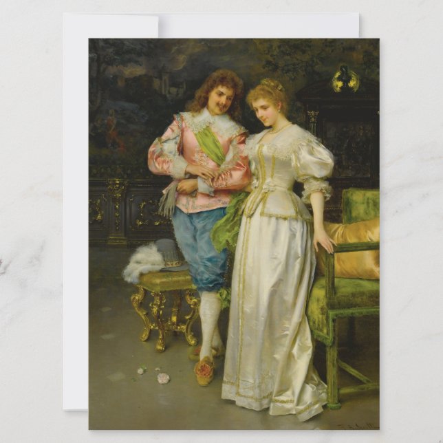 Husband and Wife Betrothed (Wedding and Marriage) Card (Front)