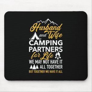 Husband And Wife Camping Partner For Life Mouse Pad