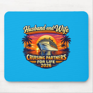 Husband And Wife Cruising Partners For Life 2026 Mouse Pad