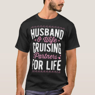 Husband And Wife Cruising Partners For Life Annive T-Shirt