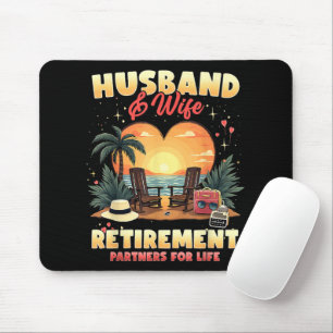 Husband and Wife Retirement Mouse Pad