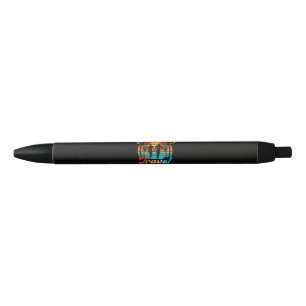 Husband and Wife Travel Partners for Life Beach Black Ink Pen