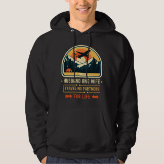 Husband And Wife Traveling Partners For Life Hoodie